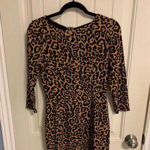 Guess Los Angeles Leopard Print Dress